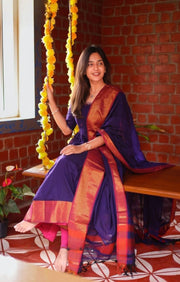 Meghna Anarkali (Dress) in Purple