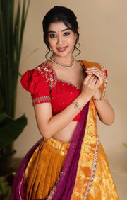 Twisha Banarasi Lehenga Set