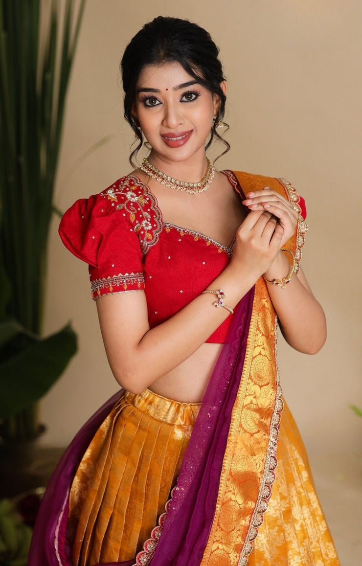 Twisha Banarasi Lehenga Set