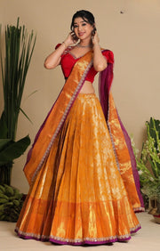 Twisha Banarasi Lehenga Set