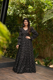 Scarza Black Maxi Dress