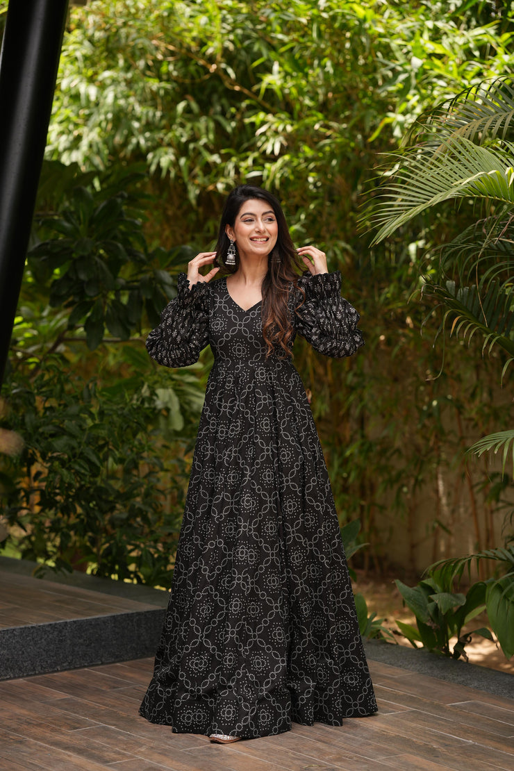Scarza Black Maxi Dress