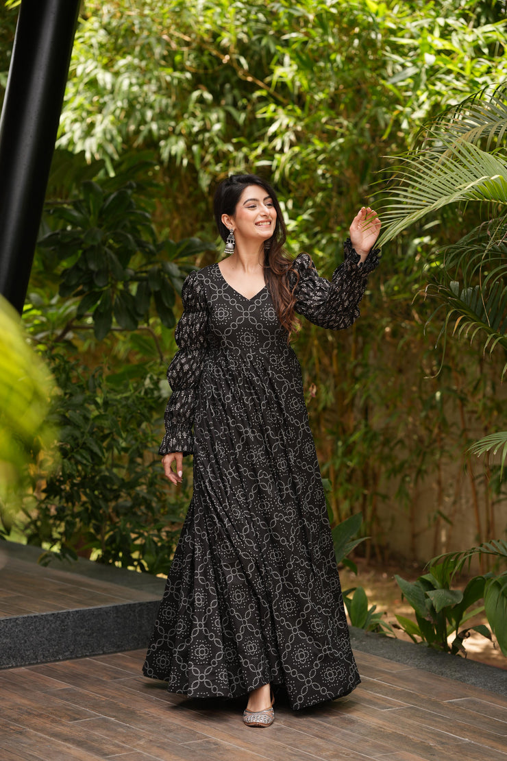 Scarza Black Maxi Dress