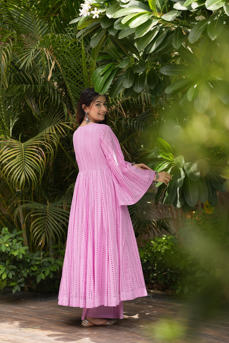 Boho Rosette Palazzo Set