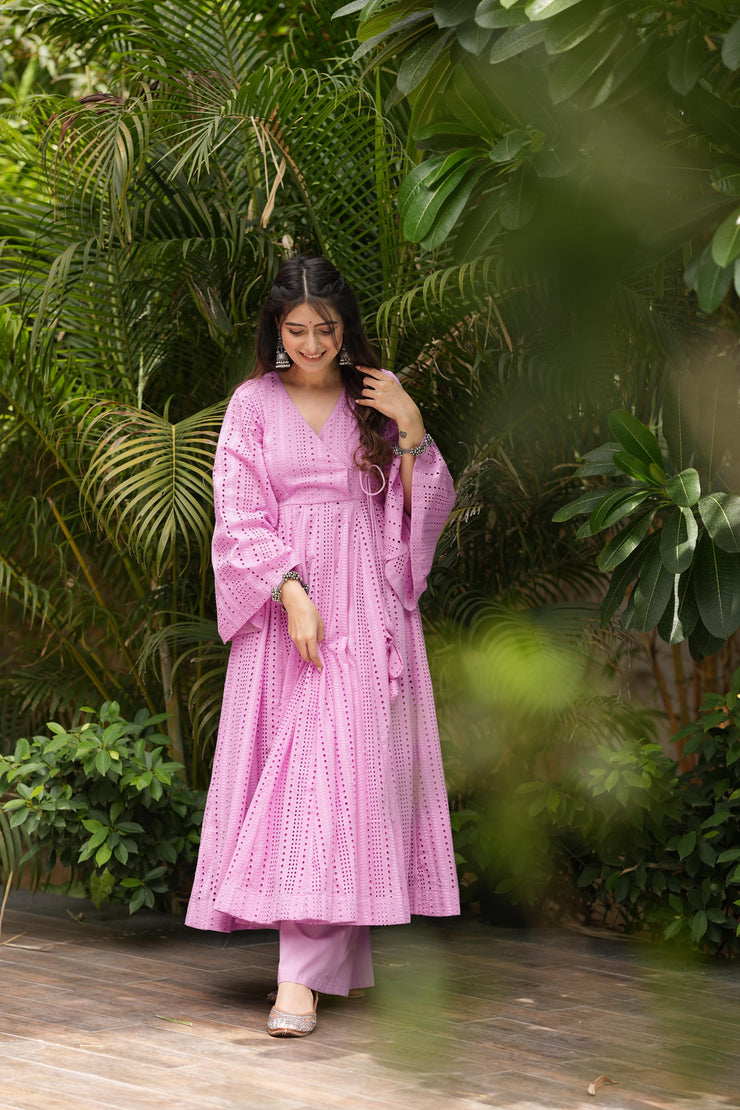Boho Rosette Palazzo Set