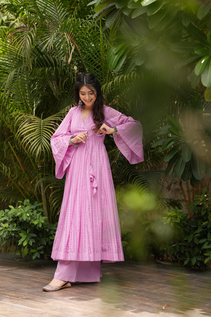 Boho Rosette Palazzo Set