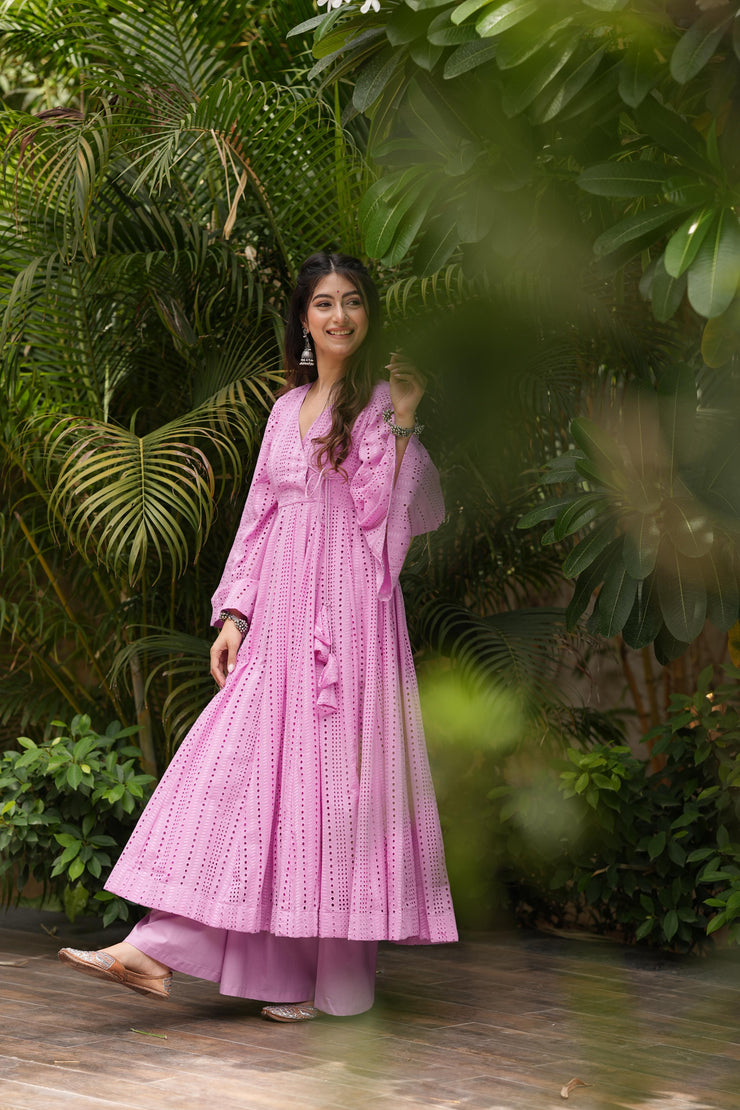 Boho Rosette Palazzo Set