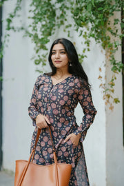stylish Floral Kurta Set