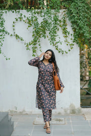 stylish Floral Kurta Set