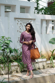 stylish Floral Kurta Set