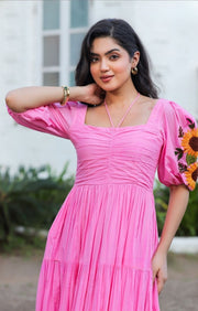Sunflower Maxi (Dress) in Pink
