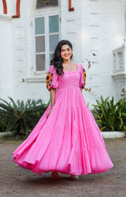 Sunflower Maxi (Dress) in Pink