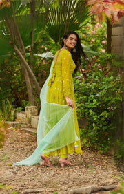Maya Anarkali Suit Set