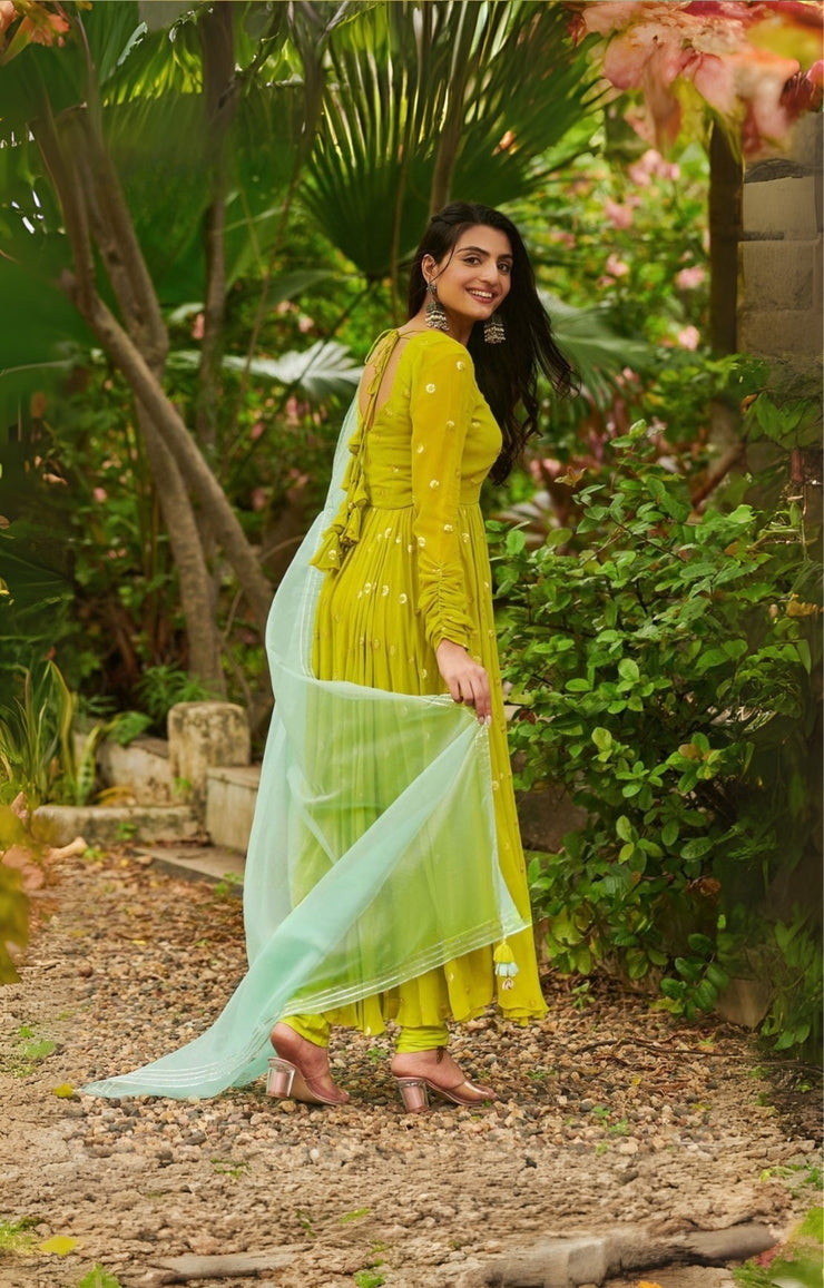 Maya Anarkali Suit Set