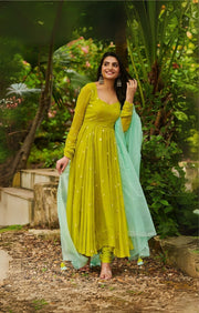 Maya Anarkali Suit Set