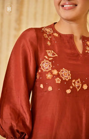 Linen Kurta Set