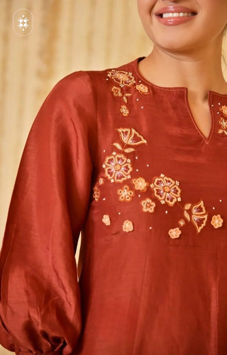 Linen Kurta Set