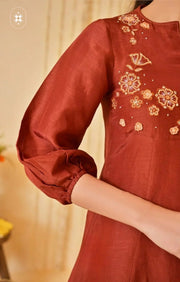 Linen Kurta Set