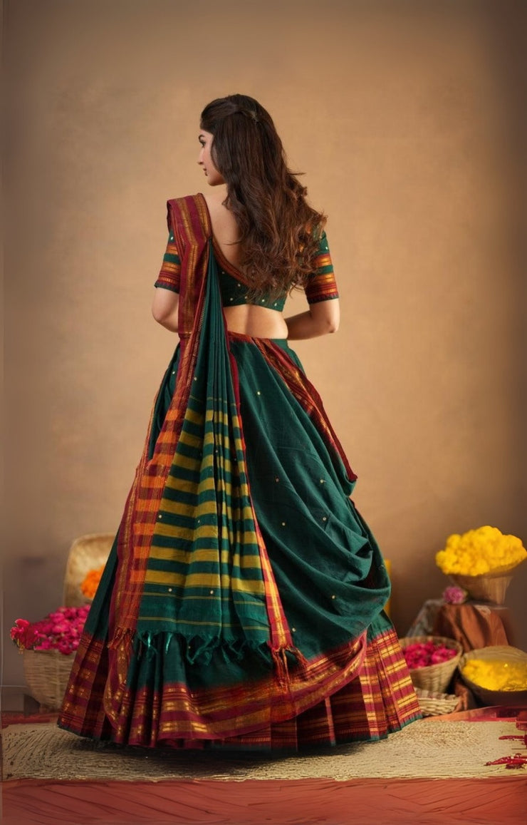 2-In-1 Half Saree Set