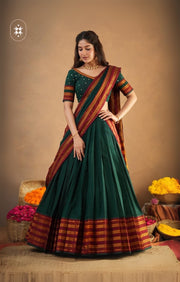 2-In-1 Half Saree Set