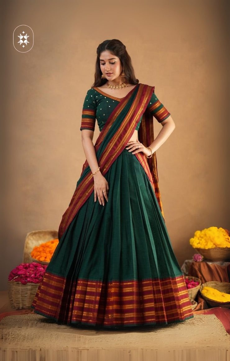 2-In-1 Half Saree Set