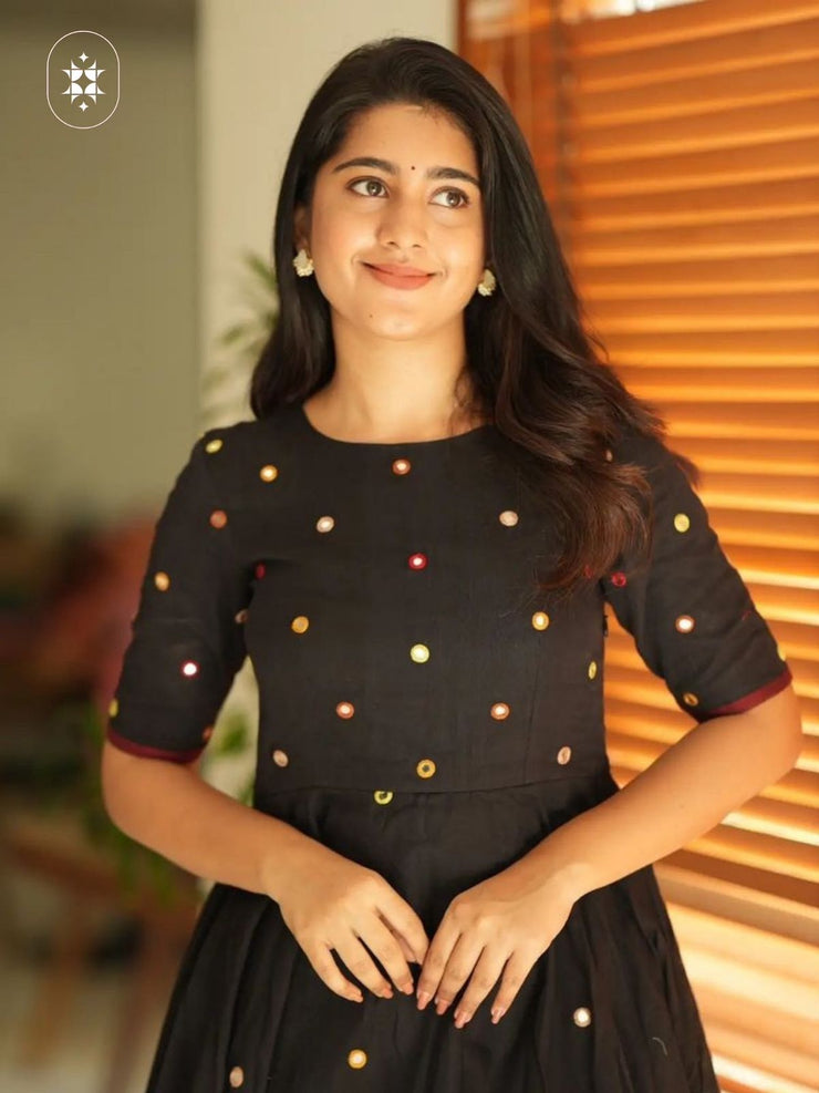 Anarkali (Dress) in Black
