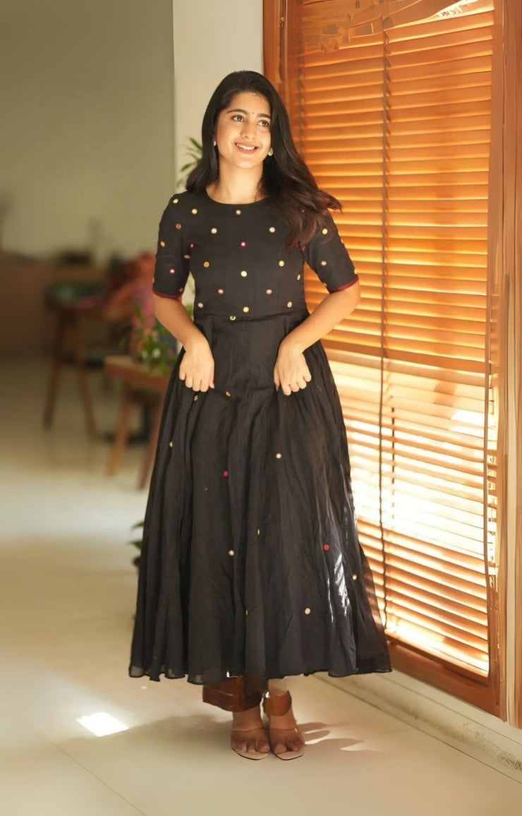 Anarkali (Dress) in Black