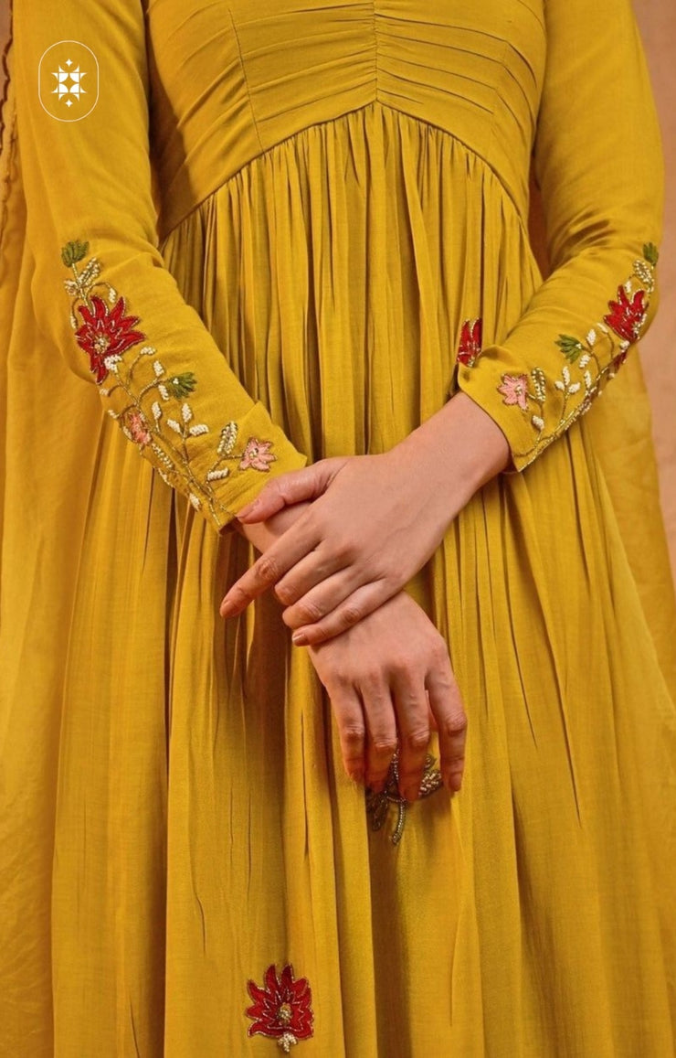 Kurta Set (Dress) in Yellow