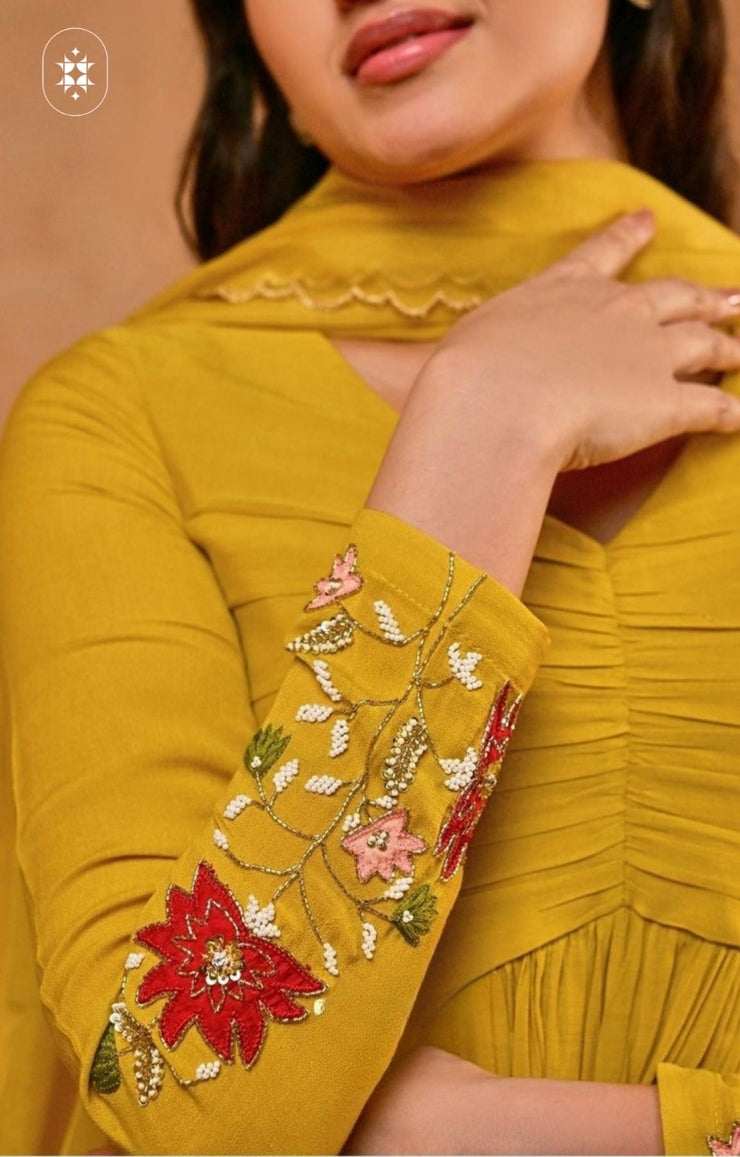 Kurta Set (Dress) in Yellow