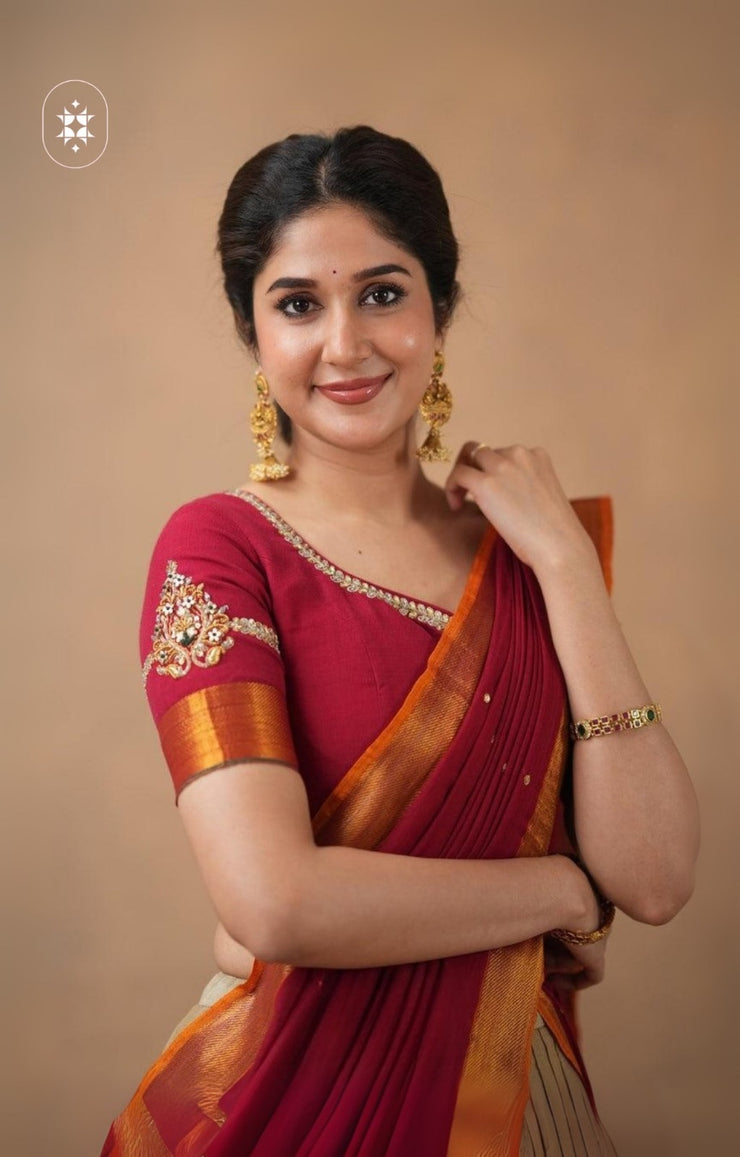 2-In-1 Half Saree Set