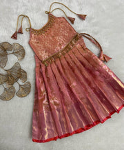 Rose Gold Baby Lehenga
