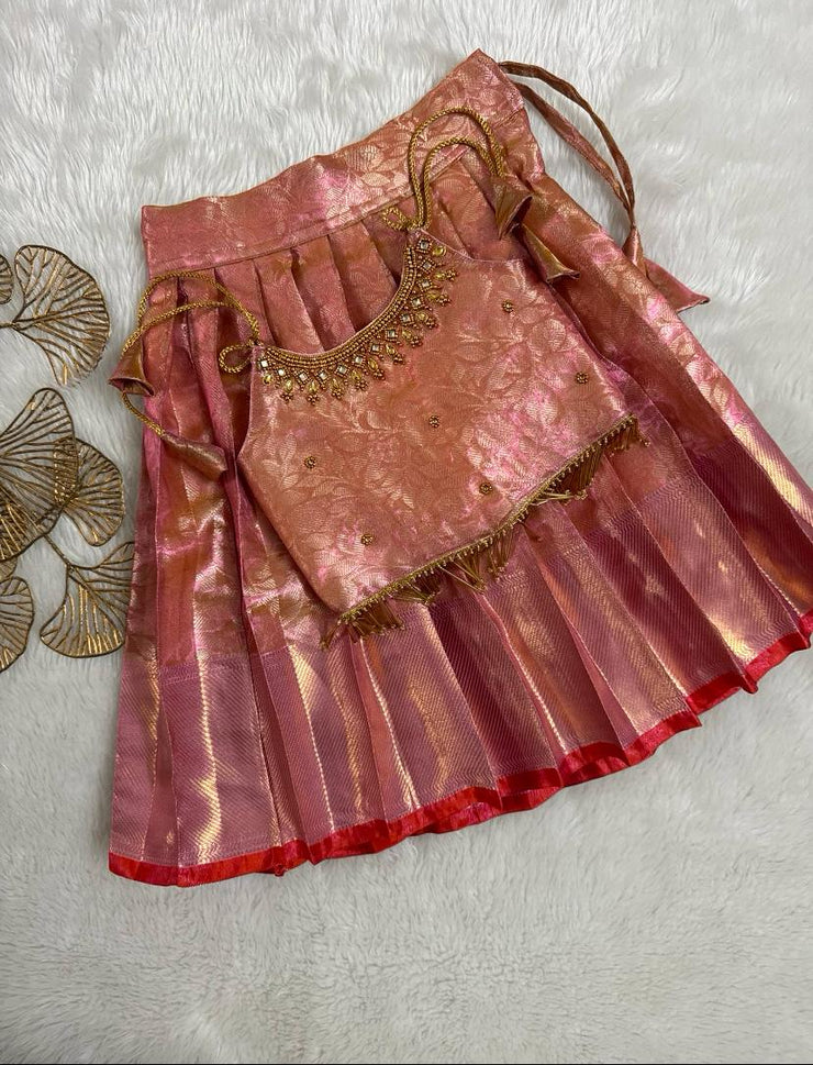 Rose Gold Baby Lehenga