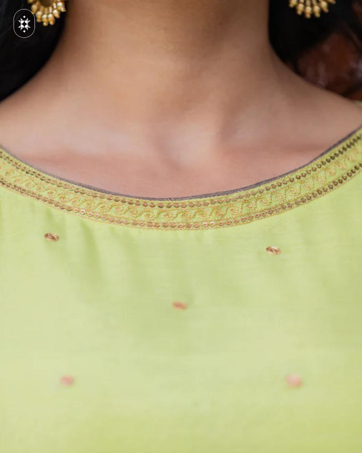 Elegant Blue Cotton Suit with Pink (Dupatta Optional)