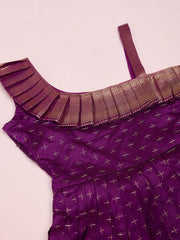 Silk Sleeveless ethnic dress