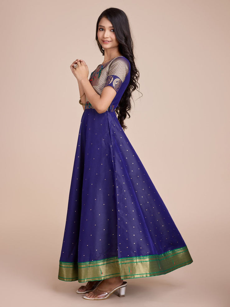 kids’ half-sleeve ethnic dress