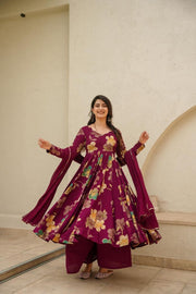 rayon Anarkali suit set