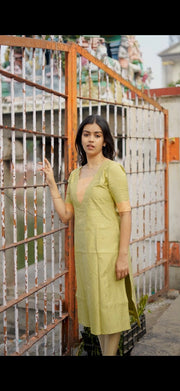 silk cotton Kurti