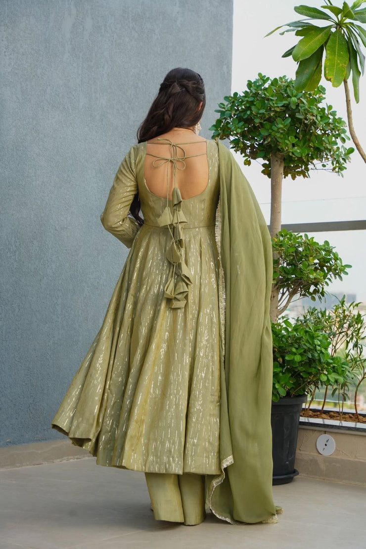 Inaaya Anarkali Suit Set with Dupatta