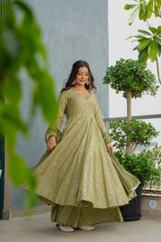 Inaaya Anarkali Suit Set with Dupatta