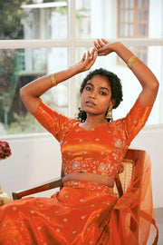 Wave of Stillness Lehenga