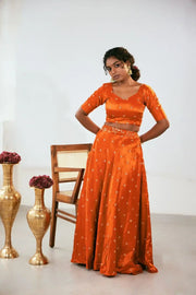 Wave of Stillness Lehenga