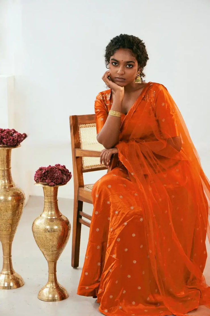 Wave of Stillness Lehenga