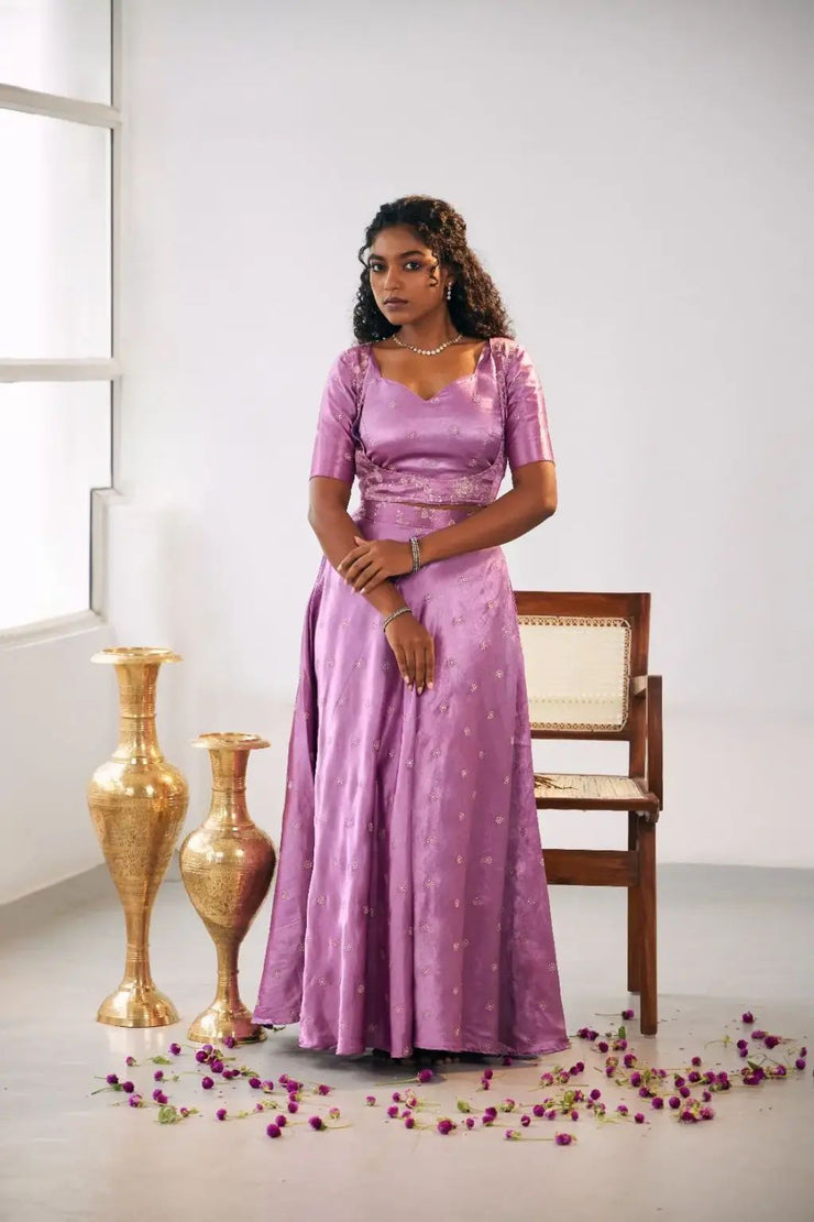 Wave of Stillness Lehenga