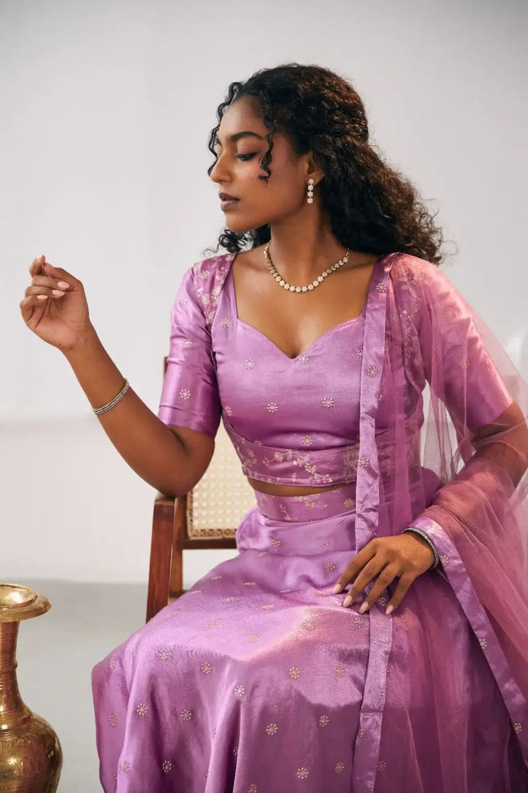 Wave of Stillness Lehenga