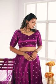 Wave of Stillness Lehenga