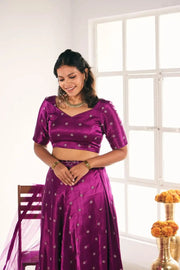 Wave of Stillness Lehenga