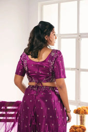 Wave of Stillness Lehenga