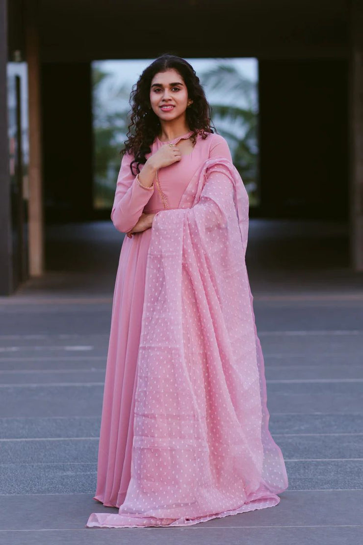 Kadali Peach/teal blue