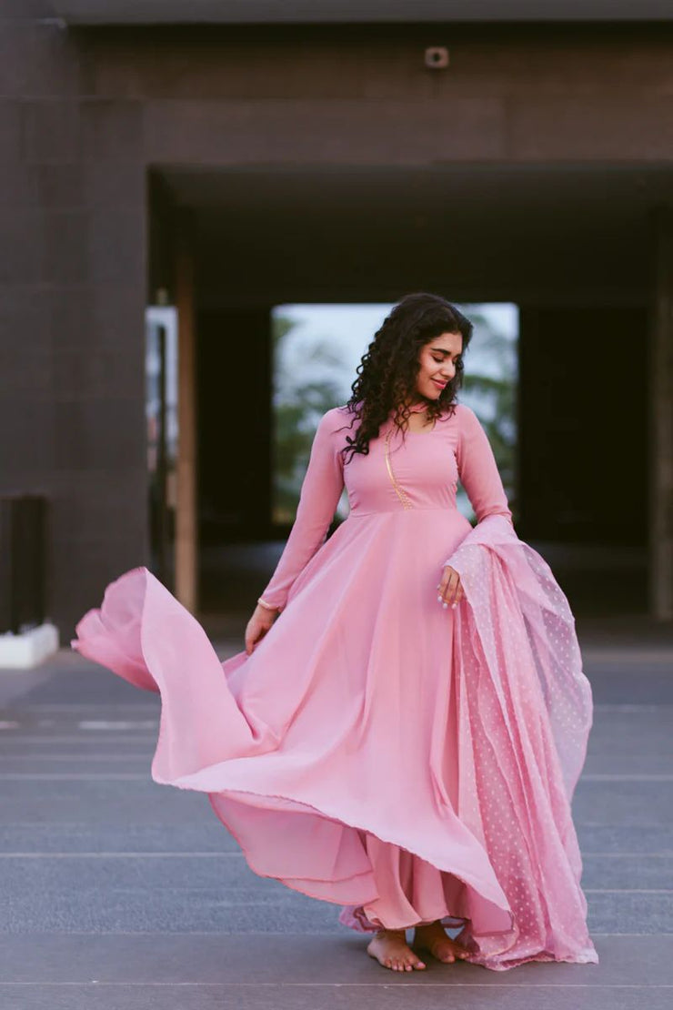 Kadali Peach/teal blue