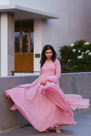 Kadali Peach/teal blue